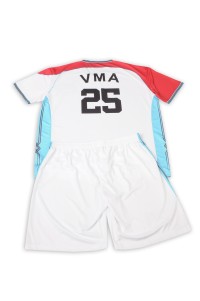 WTV178   Sample customized basketball sports suit online order color matching sports suit printed logo white+red V-neck    authentic basketball jerseys   tournament  jersey detail view-10